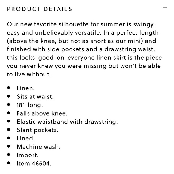 New J. Crew Boardwalk Linen Yellow skirt size 12 - Picture 8 of 8